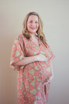 Butterfly Sleeves Empire Waist Maternity Kaftan