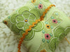 Beautifully detailed Embroidered Ring Bearer Pillow