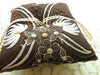 One of a kind embroidered Ring Bearer Pillow