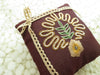 One of a kind embroidered Ring Bearer Pillow