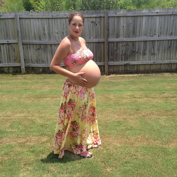 Floral Maternity Skirt