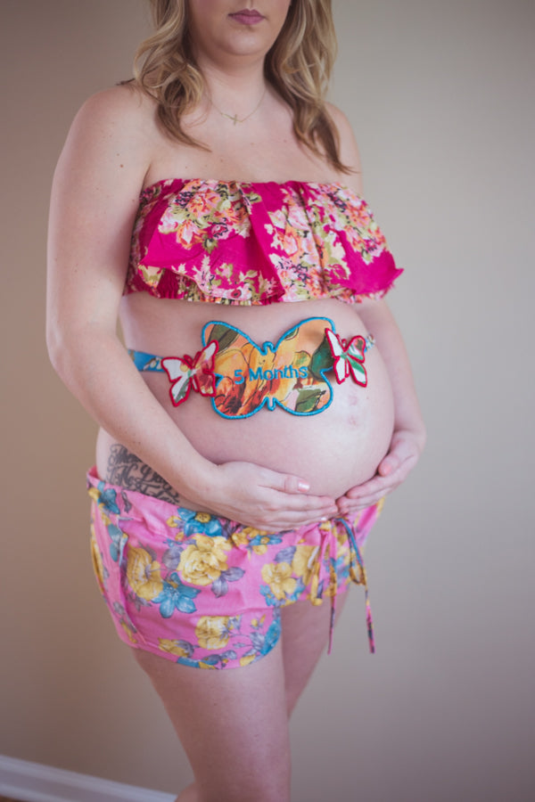 Butterfly Maternity Sash