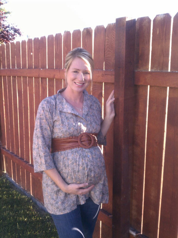 Sage Green Front Buttoned Maternity Shirt