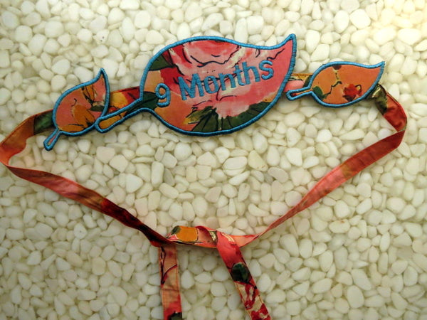 9 Months Maternity Sash