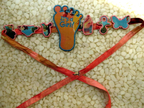 It's a girl Maternity Sash