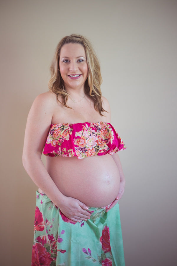 Floral Maternity Skirt