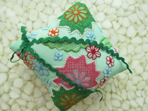 Beautifully detailed Embroidered Ring Bearer Pillow