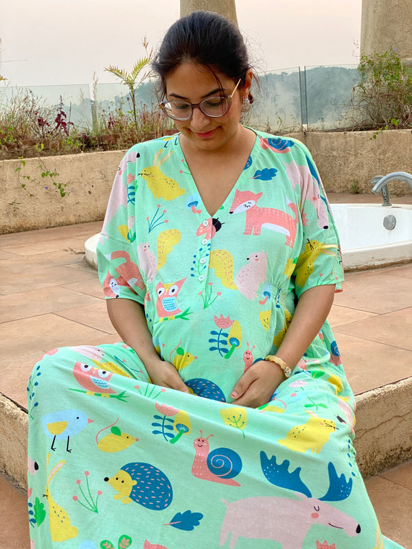 My Baby Zoo in Mint Maternity