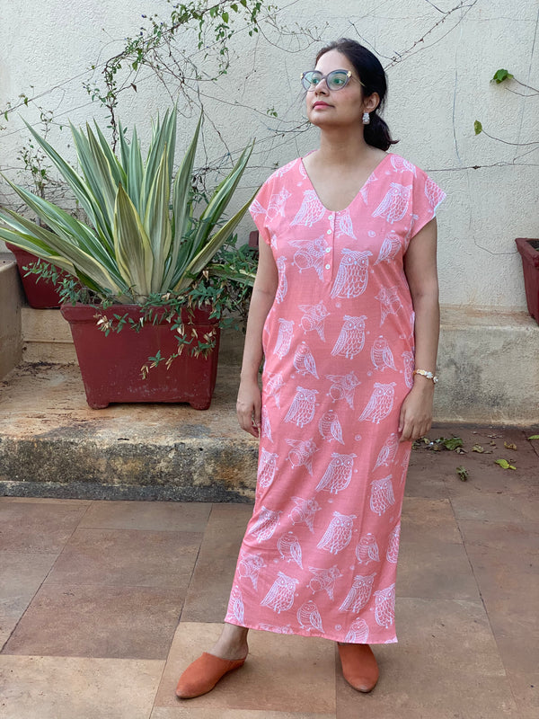 Owling Away in Coral