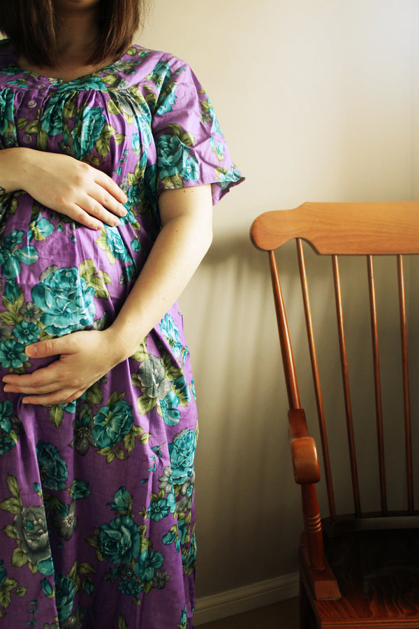 Floral Front Buttoned Muumuu