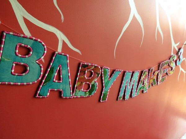 Baby Makes 3 Banner