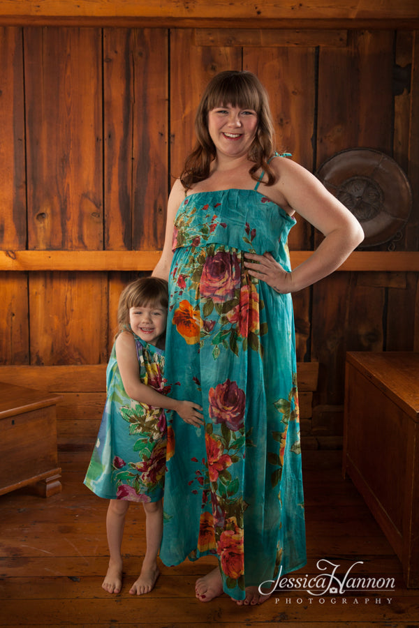 Mommy Baby Matching Maxi Dresses