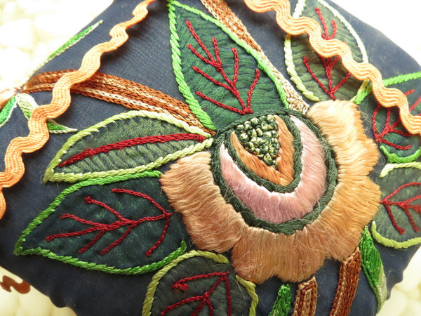 Beautifully detailed Embroidered Ring Bearer Pillow