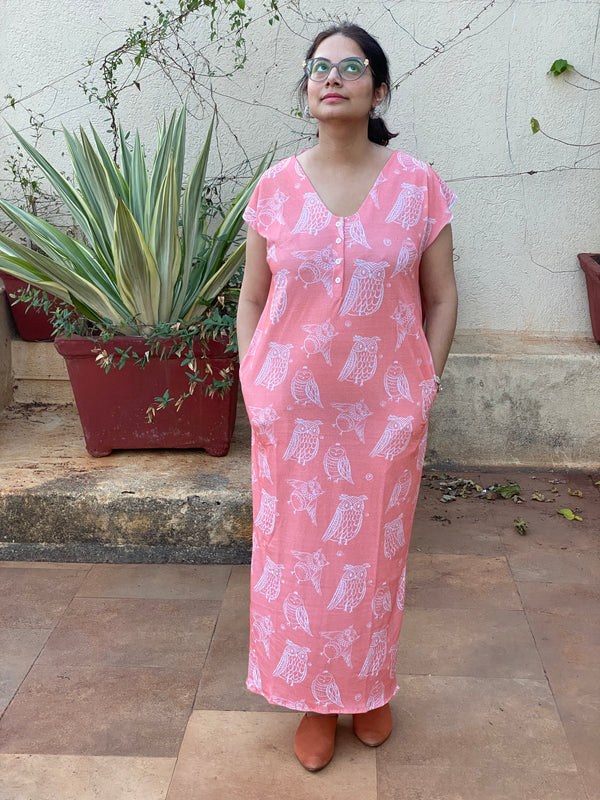 Owling Away in Coral