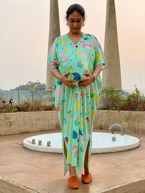 My Baby Zoo in Mint Maternity