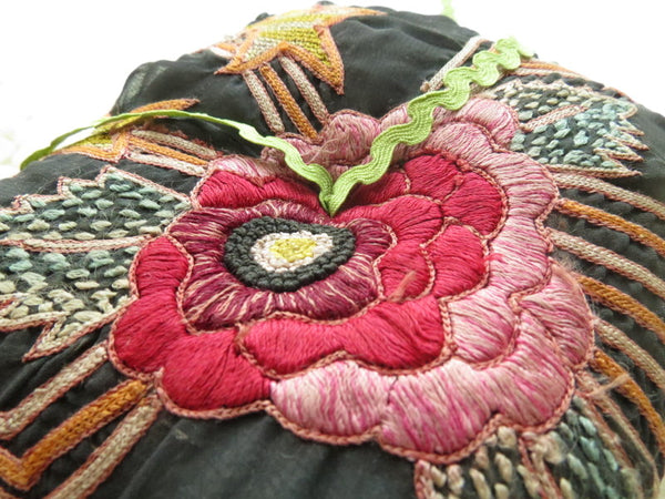 Beautifully detailed Embroidered Ring Bearer Pillow