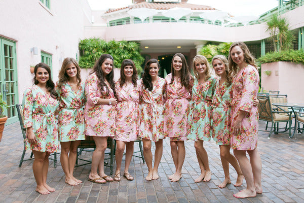 Mix Matched Bridesmaids Robes
