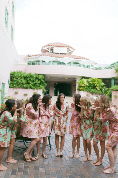Mix Matched Bridesmaids Robes