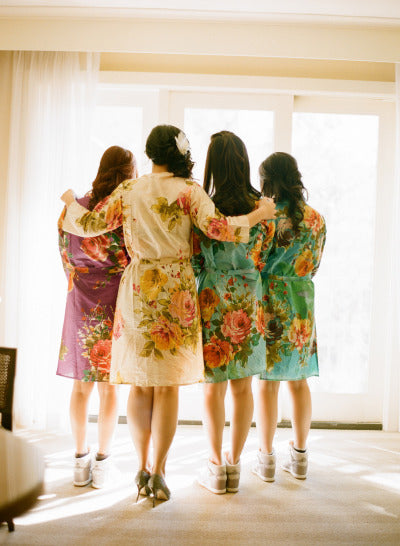 Mix Matched Bridesmaids Robes|C series Collage|BIG FLOWER ROBES|BIG FLOWER ROBES2|BIG FLOWER2