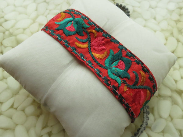 One of a kind embroidered Ring Bearer Pillow