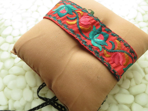 Beautifully detailed Embroidered Ring Bearer Pillow