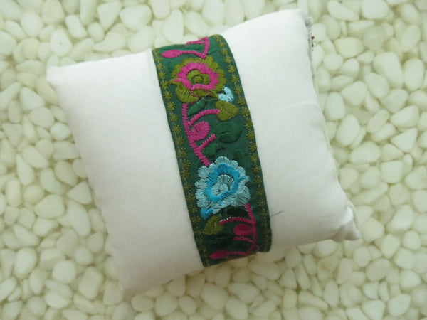 Beautifully detailed Embroidered Ring Bearer Pillow
