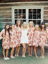 Pink Bridesmaids Robes