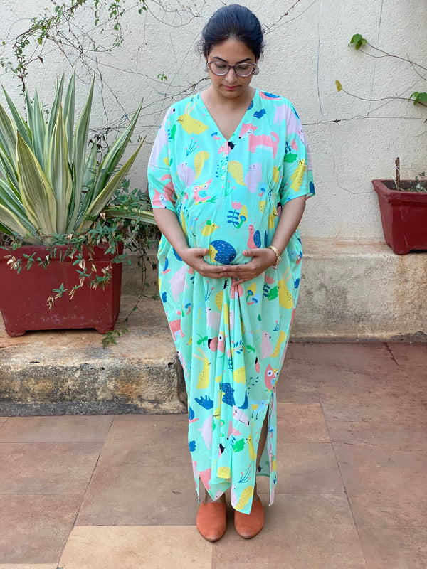 My Baby Zoo in Mint Maternity