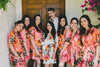 Coral Bridesmaids Robes