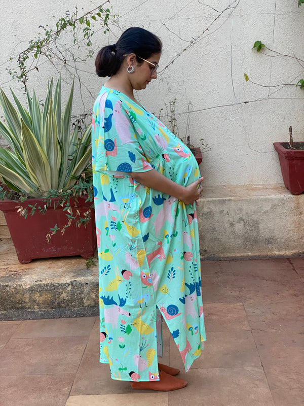 My Baby Zoo in Mint Maternity