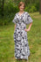 White Timeless Style Caftan in Classic White Black Pattern|White Timeless Style Caftan in Classic White Black Pattern