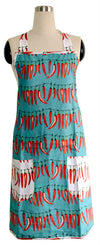 Teal Chillies Full Apron