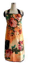 Peach Floral Full Apron