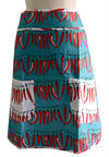Teal Chillies Half Apron