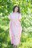 Pink Divinely Simple Style Caftan in Falling Daisies Pattern|Pink Divinely Simple Style Caftan in Falling Daisies Pattern|Falling Daisies