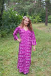 Purpal The Unwind Style Caftan in Tribal Aztec Pattern