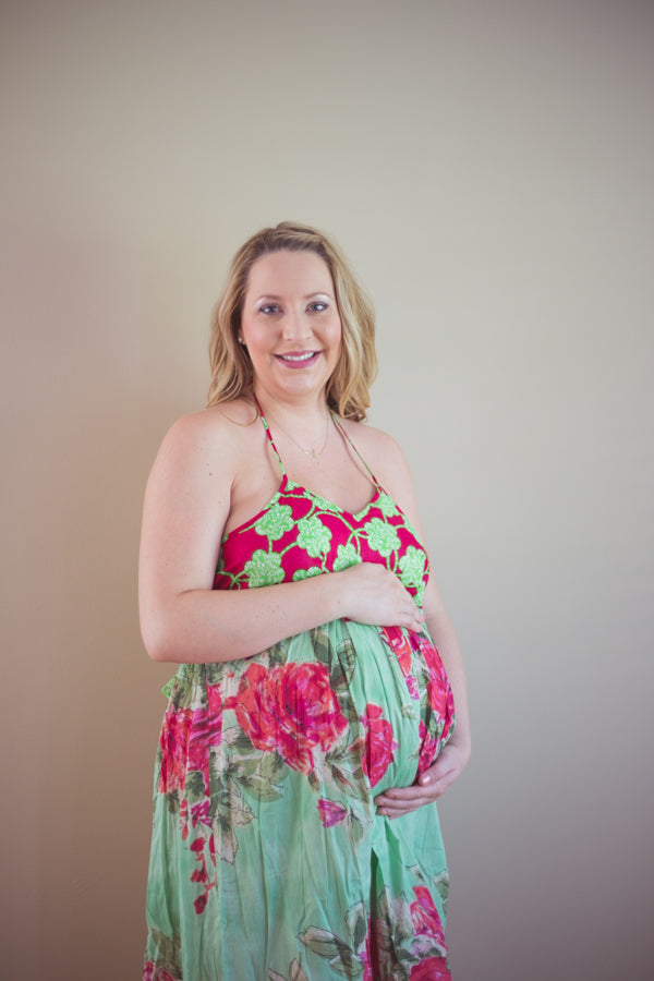 Mint Maternity Maxi Dress