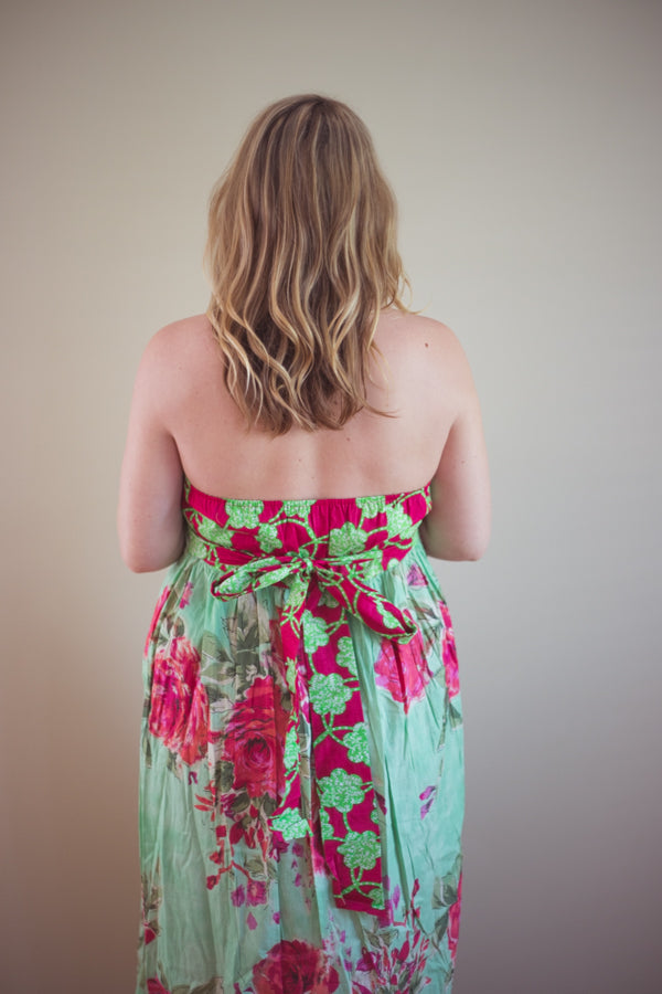 Mint Maternity Maxi Dress