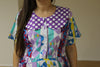Peter Pan Collared Aztec Maternity Dress