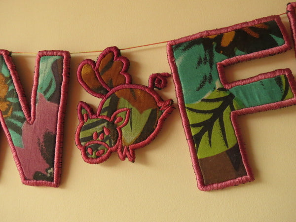 When Pigs Fly Custom Made Garland