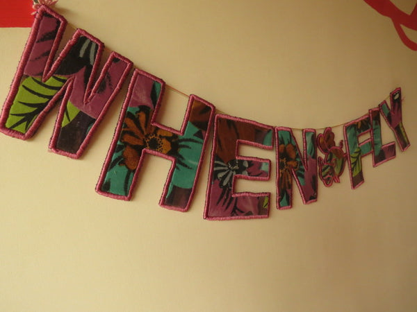 When Pigs Fly Custom Made Garland