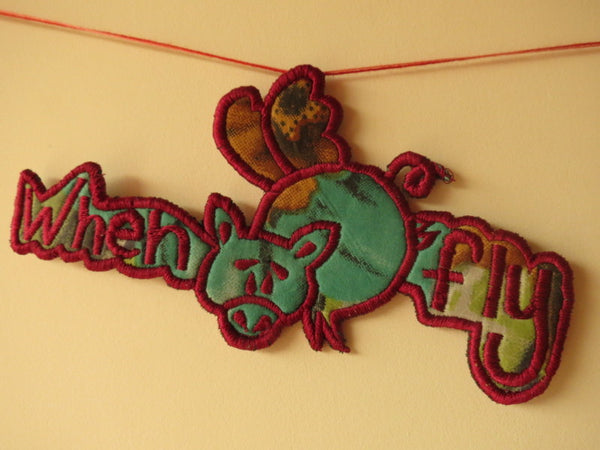 When Pigs Fly Custom Made Garland