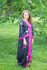Black The Glow-within Style Caftan in Jungle of Flowers Pattern|Black The Glow-within Style Caftan in Jungle of Flowers Pattern|Jungle of Flowers