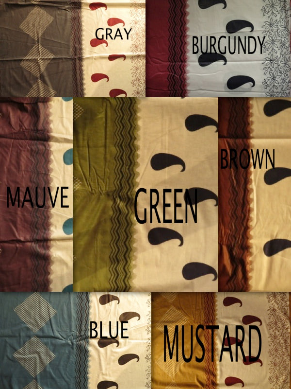 Burgundy Paisley Maternity Hospital Gown