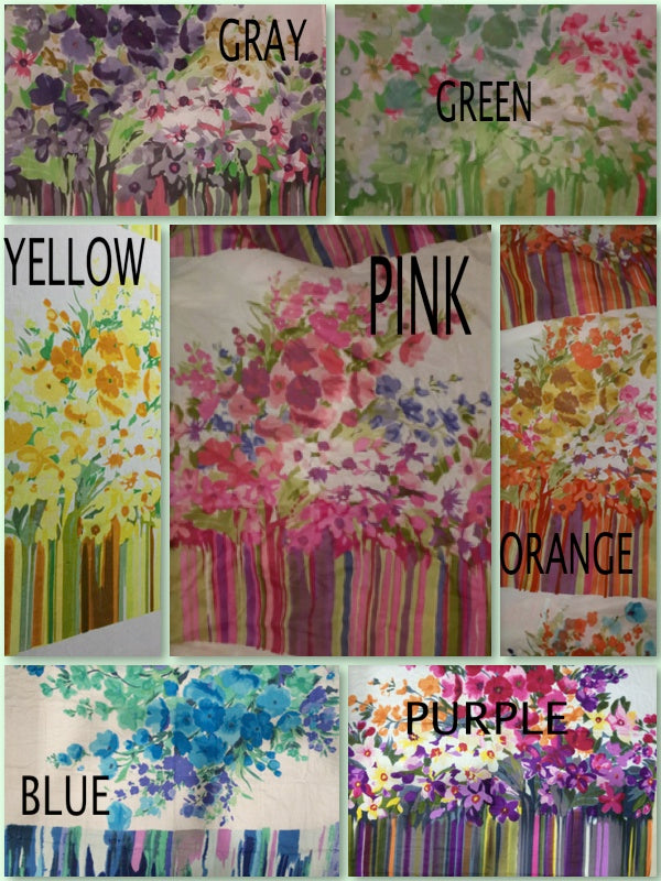 Watercolor Full Front Buttoned Nursing Kaftan