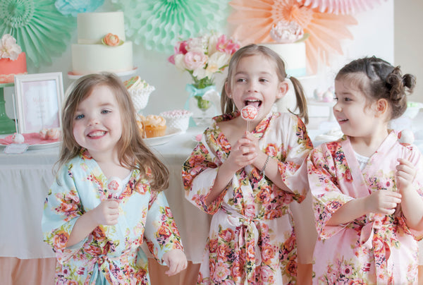 Little Girl Robes - Kids Spa party robes