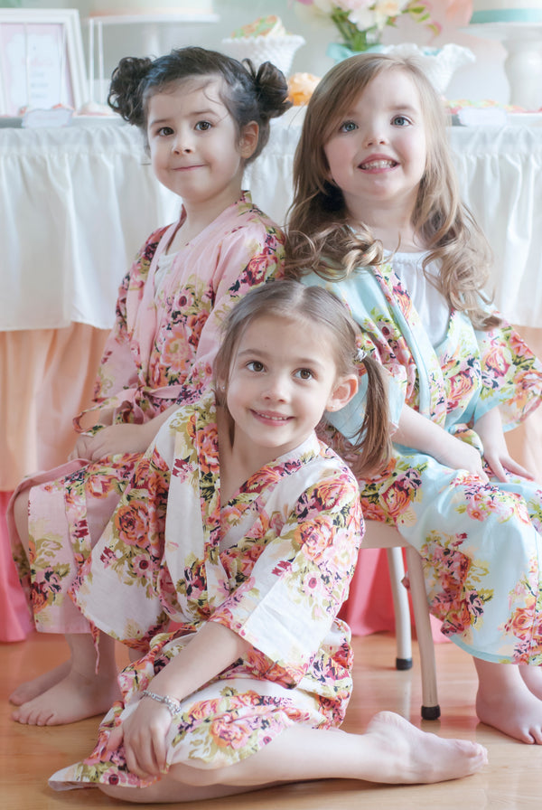 Little Girl Robes - Kids Spa party robes