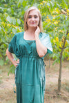 Green Side Strings Sweet Style Caftan in Ombre TieDye Pattern