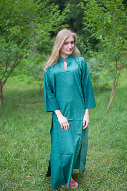 Green Mandarin On My Mind Style Caftan in Ombre TieDye Pattern