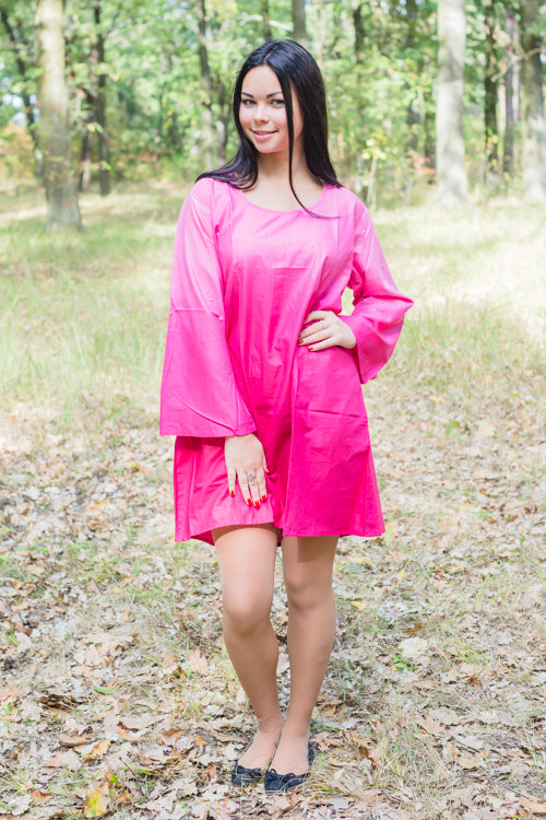 Pink Bella Tunic Style Caftan in Ombre TieDye Pattern
